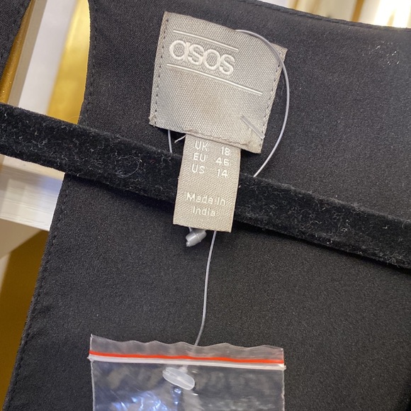 ASOS Curve Embroidered Fringe Wrap Dress - Picture 2 of 3